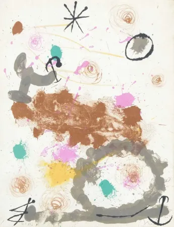 Litografia Miró - Untitled (from Quelques Fleurs Pour Des Amis)