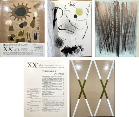 Libro Illustrato Miró - XXe Siècle (Nouvelle série). XXVI Année. N°24. Permanence du Sacré. Déc. 1964 (Miro, Hartung)