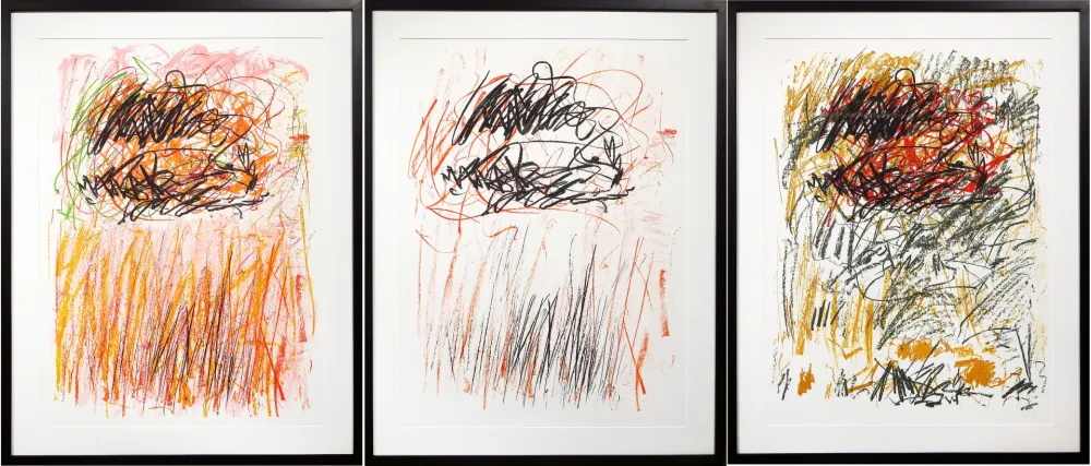 Litografia Mitchell - Flowers I-III from Bedford Series