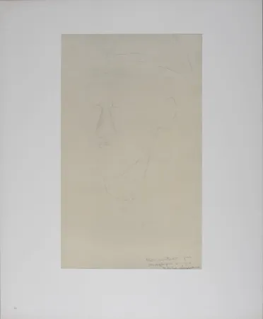 Litografia Modigliani - Portrait de Blaise Cendrars