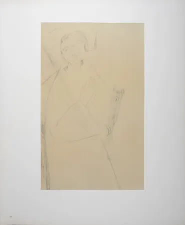 Litografia Modigliani - The Novice