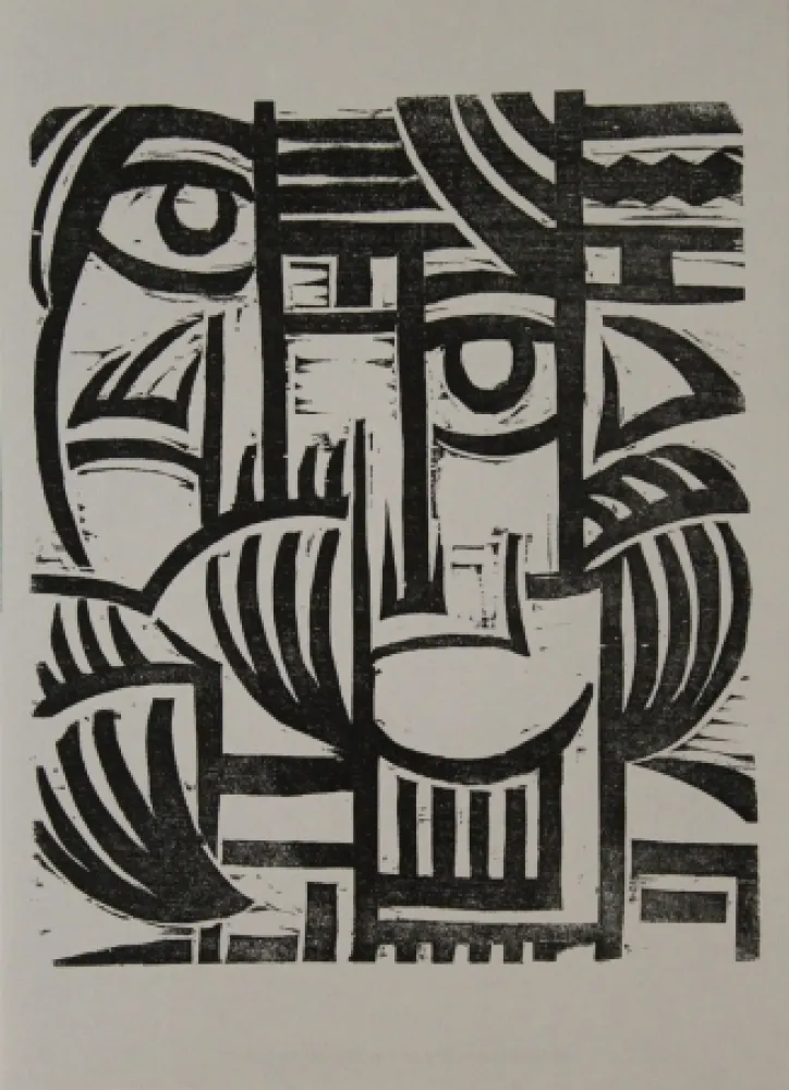 Incisione Su Legno Möller - Lauter Pläne und Pläne