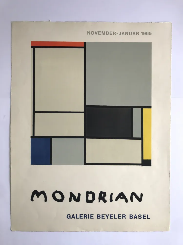 Manifesti Mondrian - Galerie Beyeler Basel