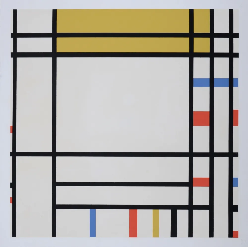 Serigrafia Mondrian - Place de la Concorde, 1967