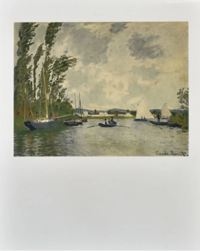 Litografia Monet - Le petit bras de Seine à Argenteuil