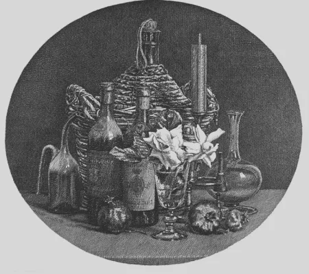 Acquaforte Mongatti - I fiori nel bicchiere