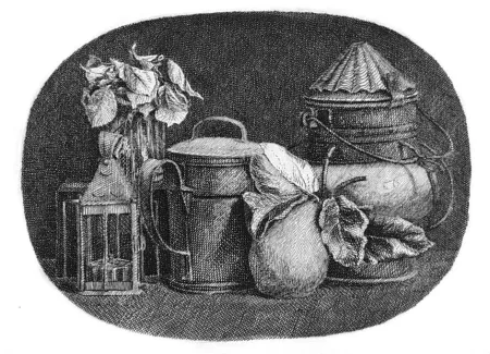 Acquaforte Mongatti - Natura morta