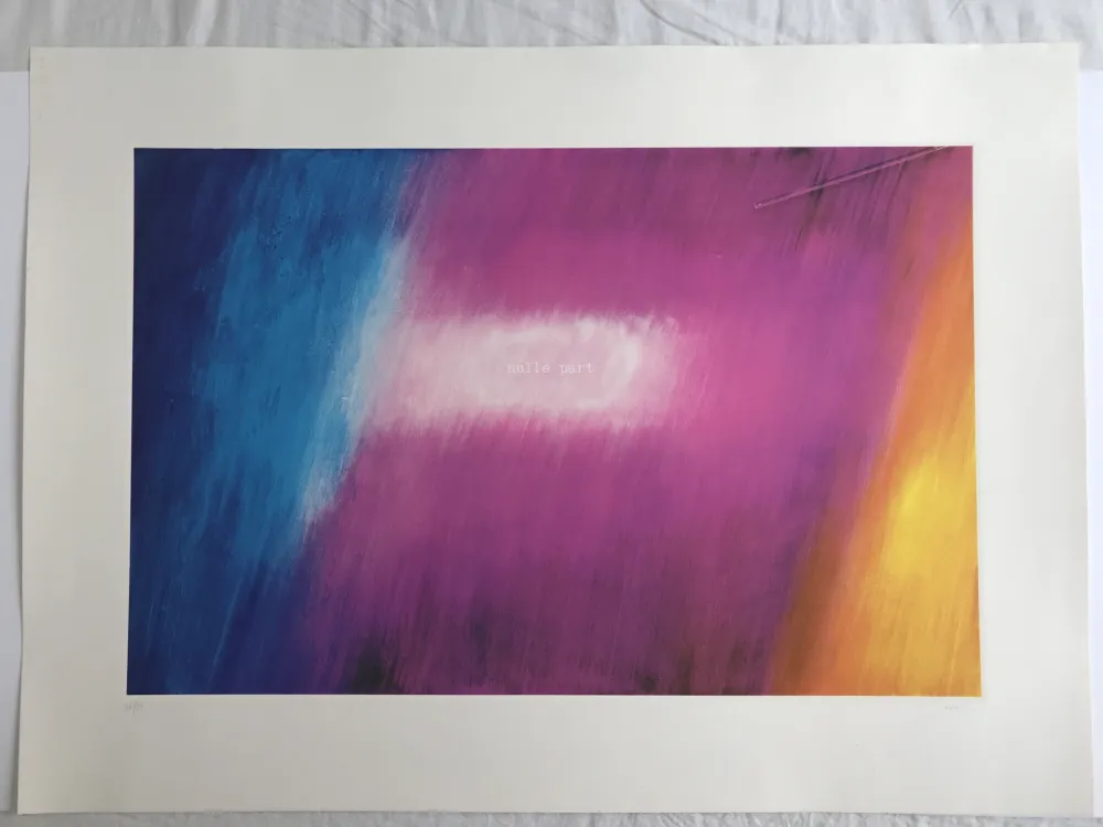 Serigrafia Monory - Fuite n° 7 - Nulle part