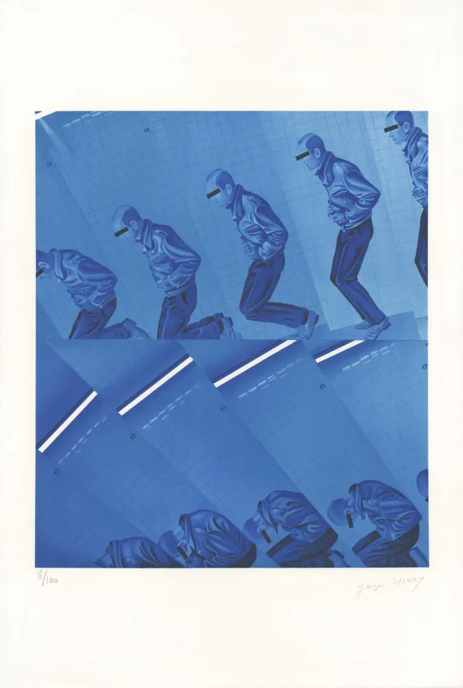 Litografia Monory - Meurtre n°5