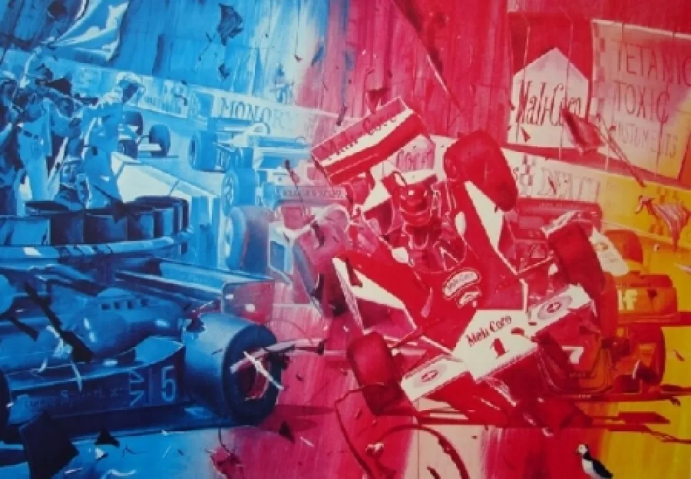 Serigrafia Monory - Tetanic toxic