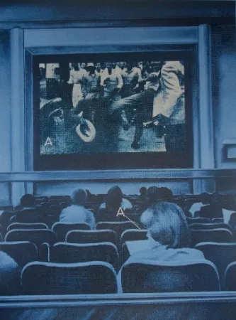 Serigrafia Monory - USA 76 - Movies