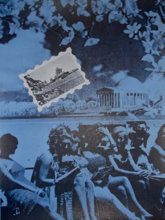 Serigrafia Monory - USA 76 - Plage