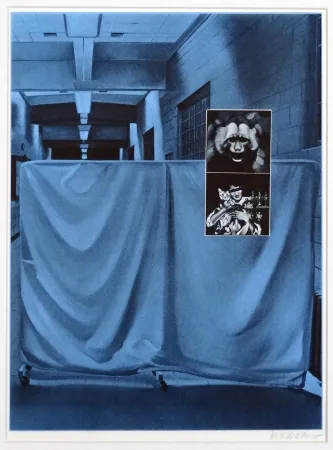 Serigrafia Monory - USA 76 - Singe