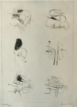 Incisione Moore - Deconstructed Figures II