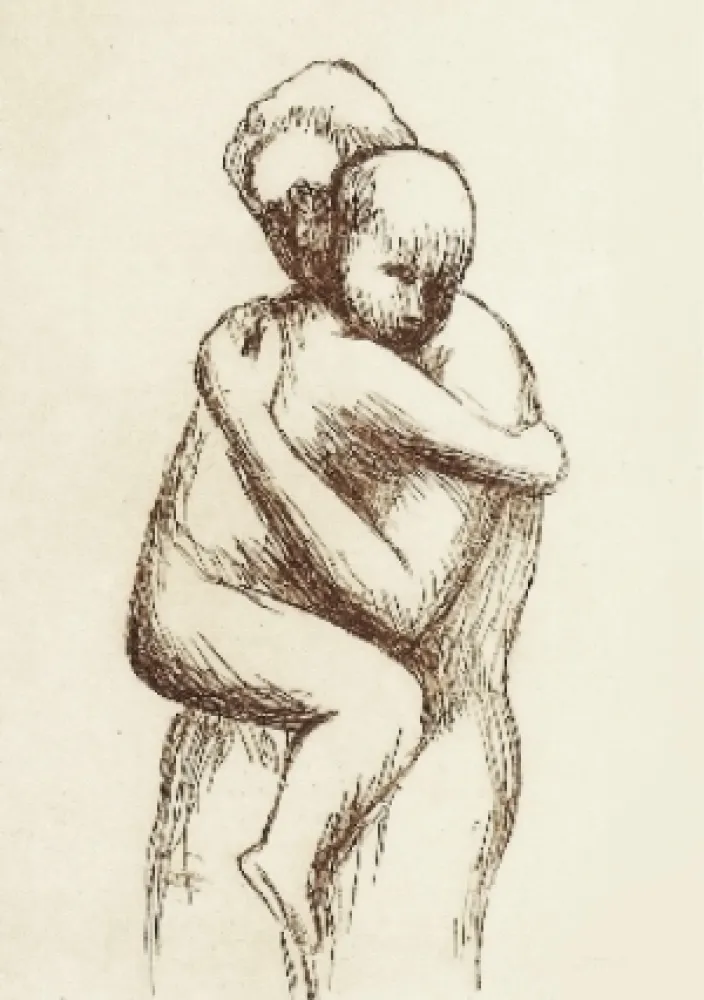 Incisione Moore - Mothe & Child XXX