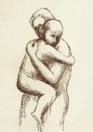 Incisione Moore - Mothe & Child XXX