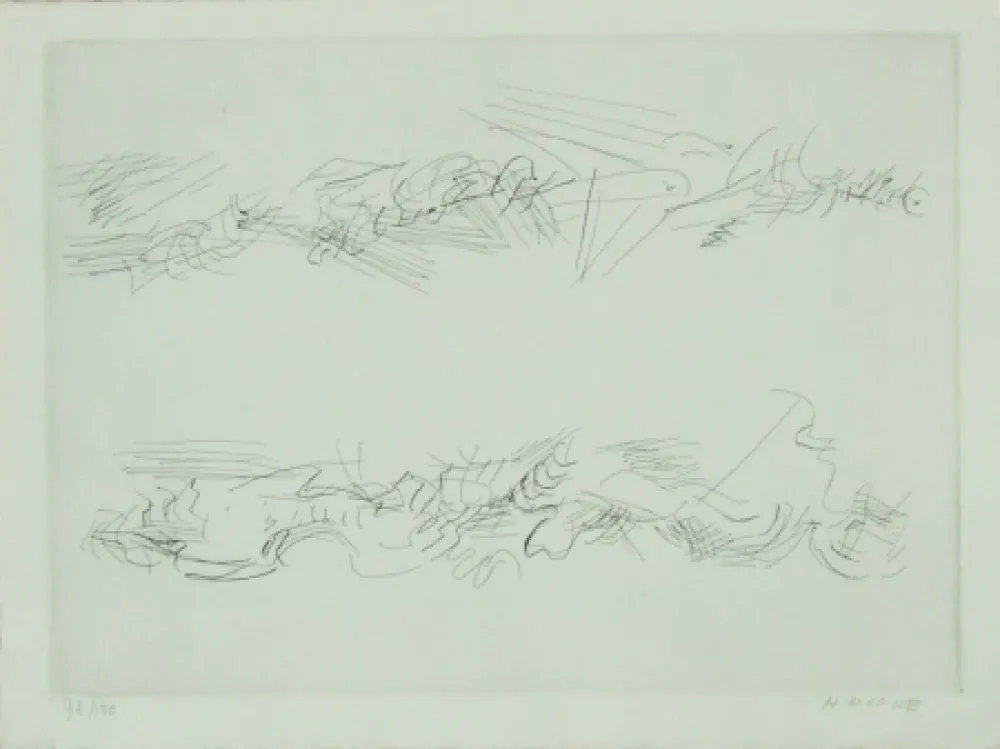 Incisione Moore - Projects for Hill Sculpture