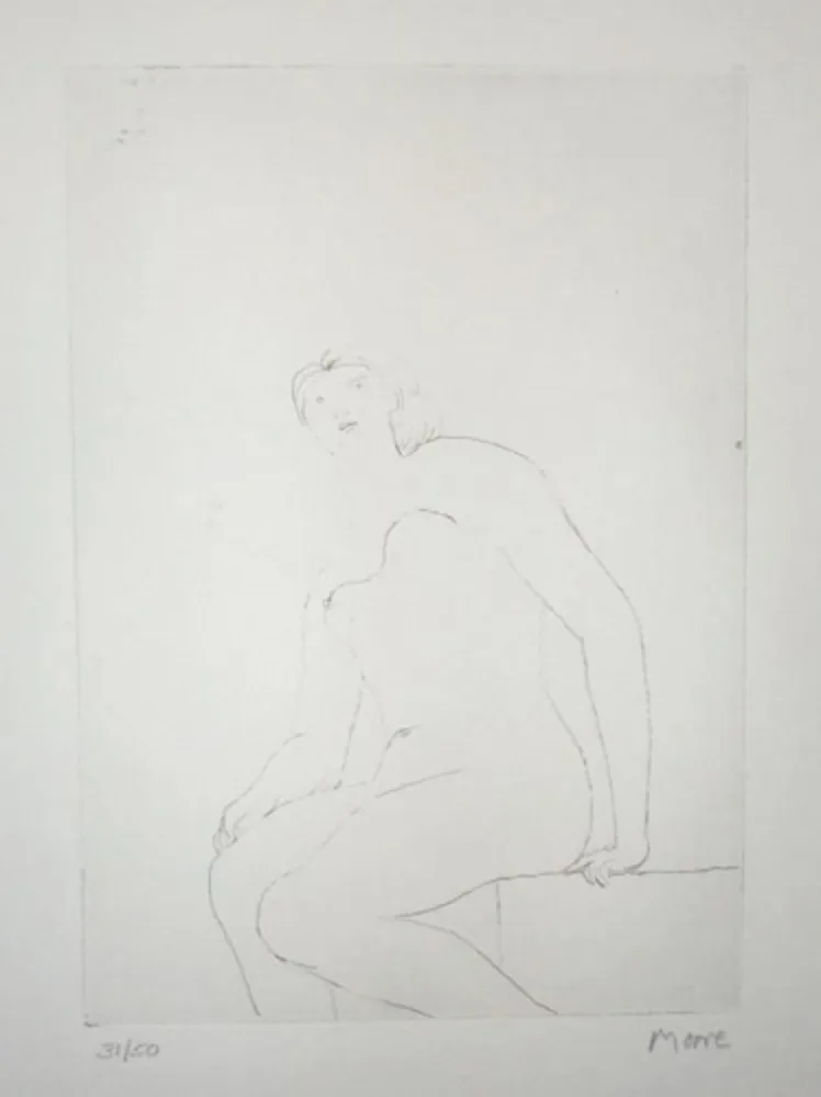 Multiplo Moore - Seated Nude