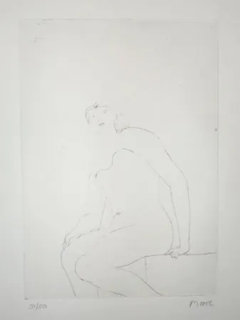 Multiplo Moore - Seated Nude