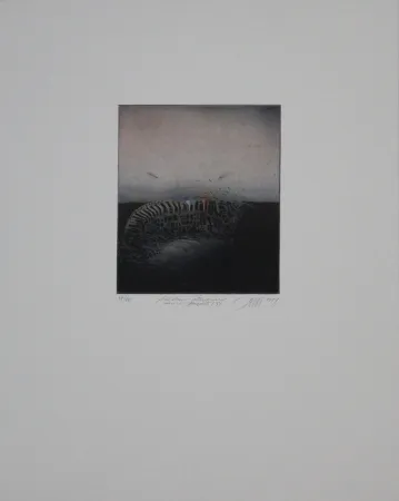 Acquaforte E Acquatinta Mordstein - Aus dem Totenbuch einer Stadt, 3 / From a City's Book of the Dead, 3