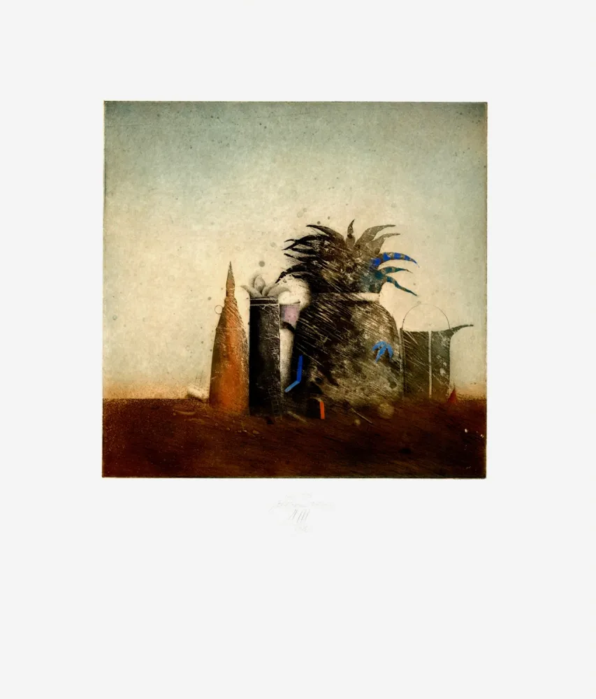 Acquaforte E Acquatinta Mordstein - Stilleben / Still Life