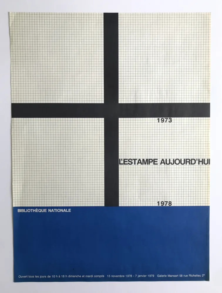 Manifesti Morellet - Bibliothèque nationale / L'estampe aujourd'hui : 1973-1978