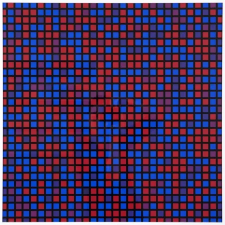 Multiplo Morellet - Chartres - bleu violet