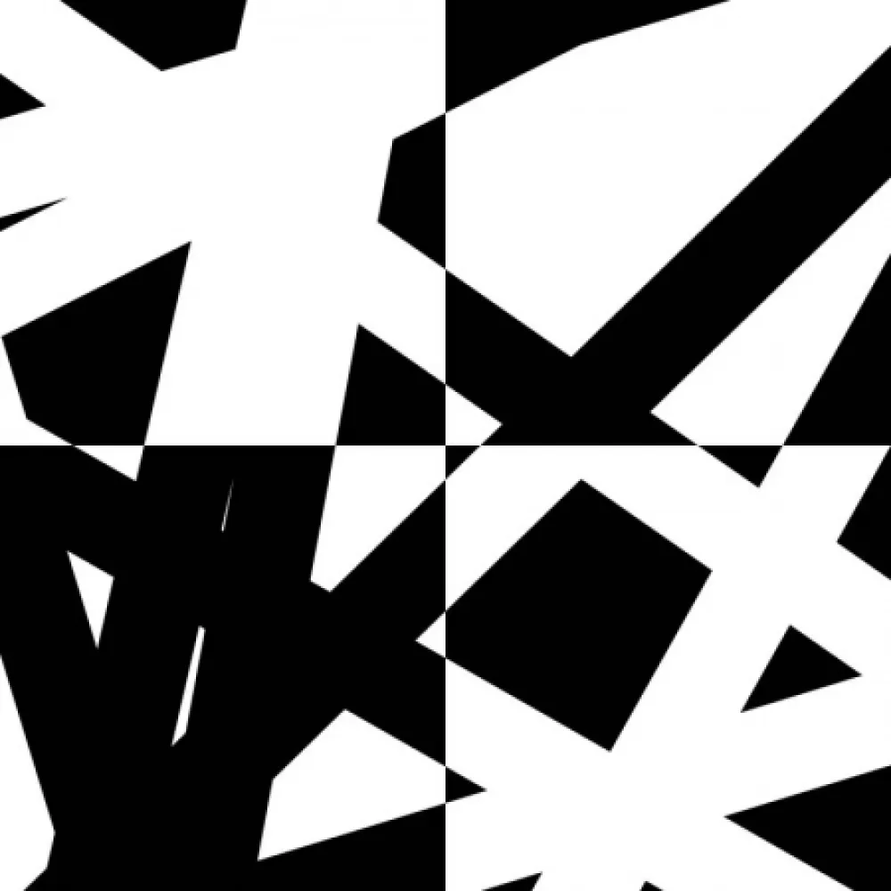 Litografia Morellet - Pis & plis