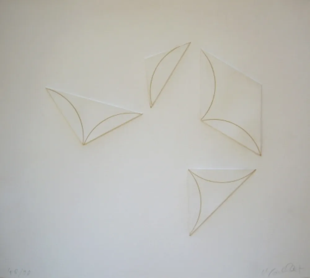 Incisione Morellet - Sans titre