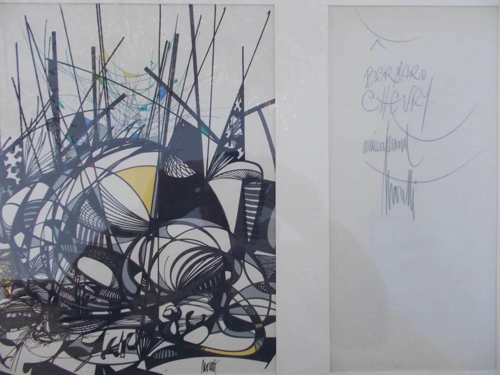 Litografia Moretti - Le champ des sphères