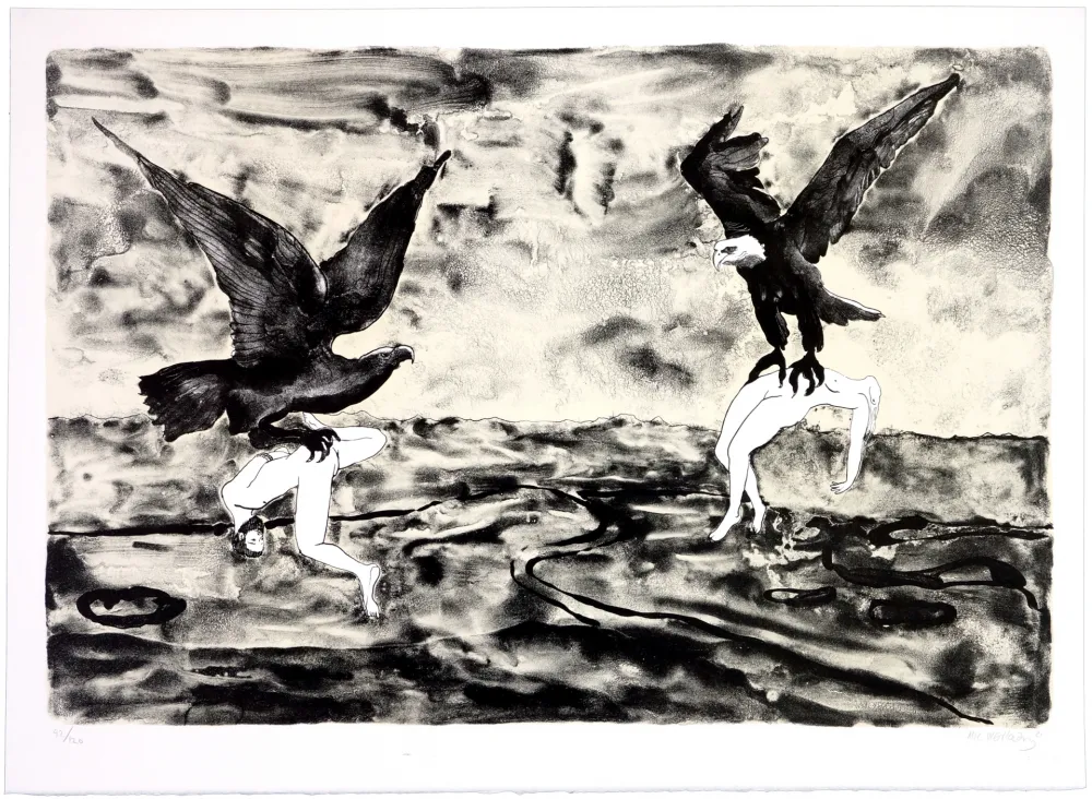 Litografia Mørkeberg - Sans titre 