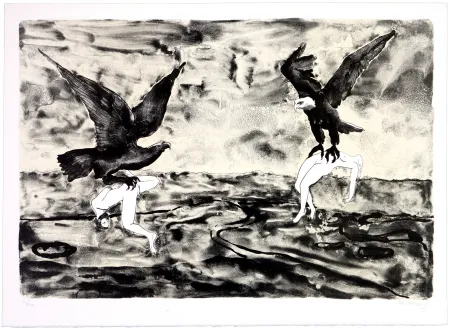 Litografia Mørkeberg - Sans titre 