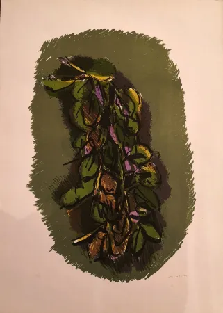 Litografia Morlotti - Foglie