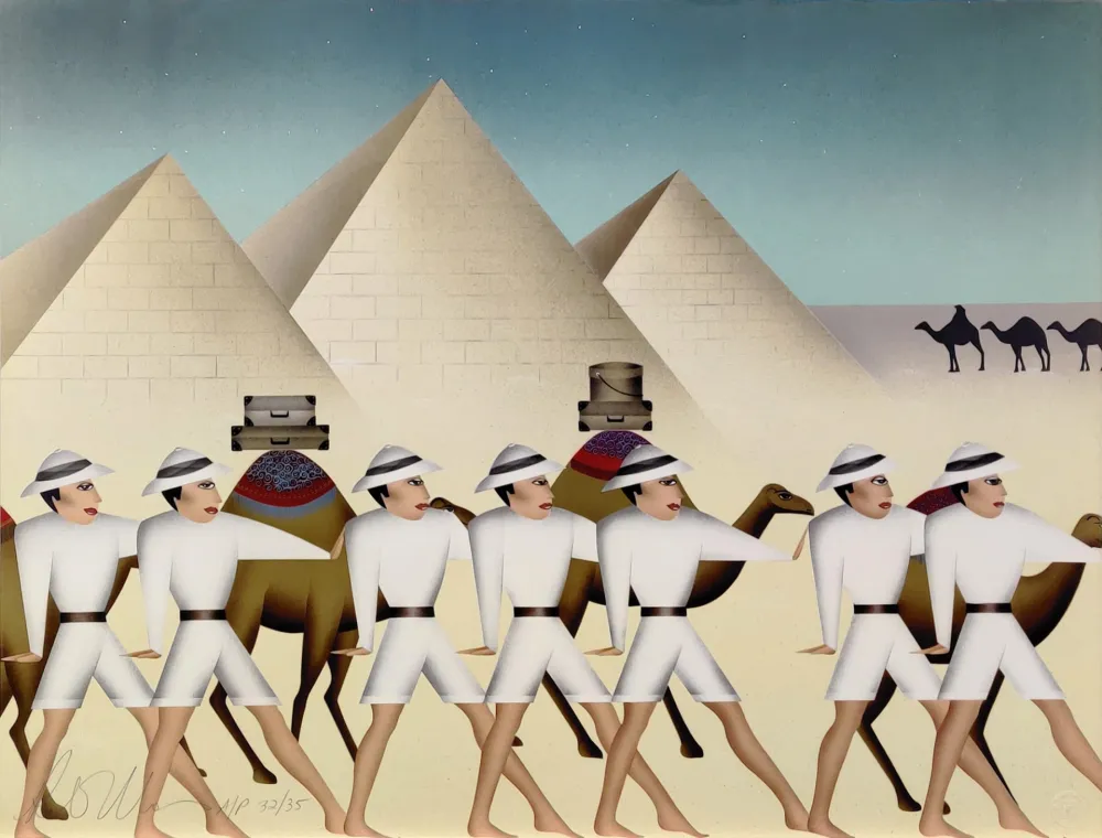 Litografia Morris - LAND OF PHAROAHS