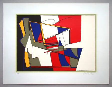 Serigrafia Mortensen - Composition abstrait