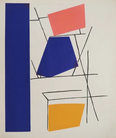 Litografia Mortensen - Empilement abstrait