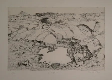 Incisione Moser - Der letzte Schnee