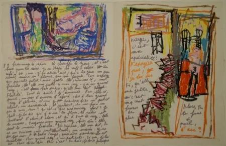 Incisione Su Legno Moser - L'Heure du Goémon.