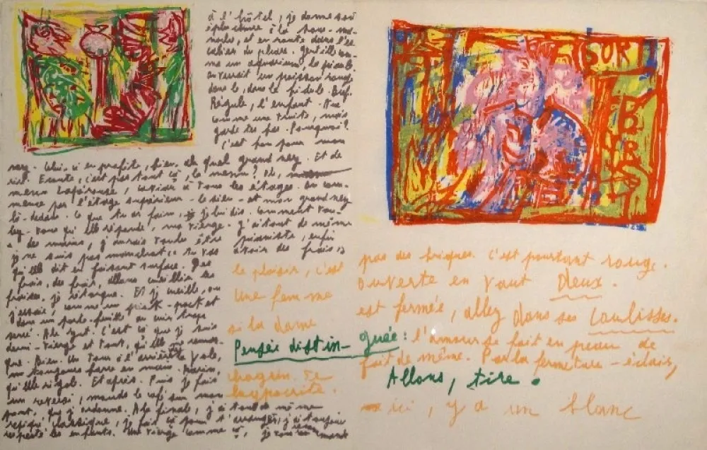 Incisione Su Legno Moser - Personnages