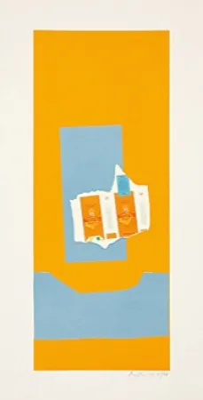 Litografia Motherwell - Harvest, with Blue Shadow