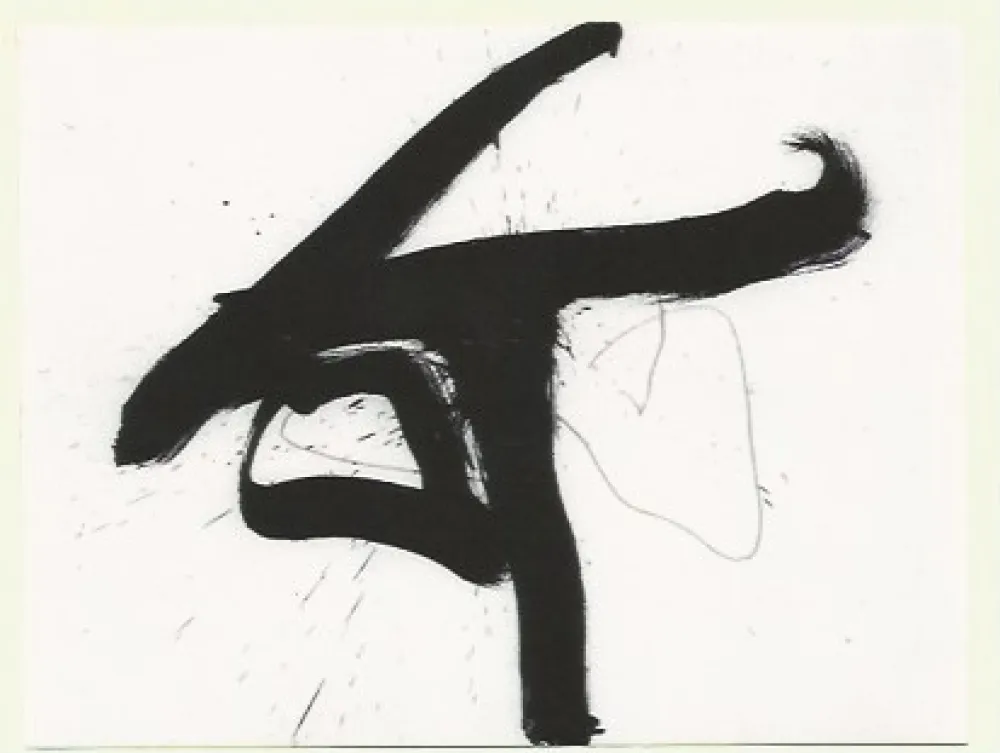 Incisione Motherwell - Lament for Lorca