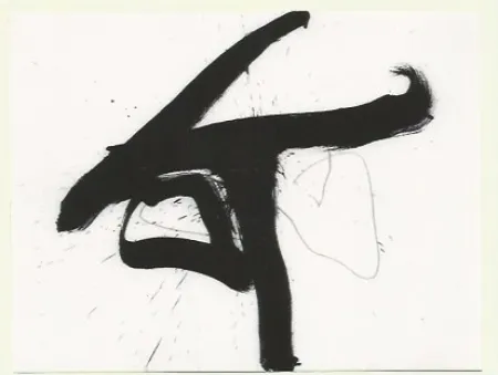 Incisione Motherwell - Lament for Lorca