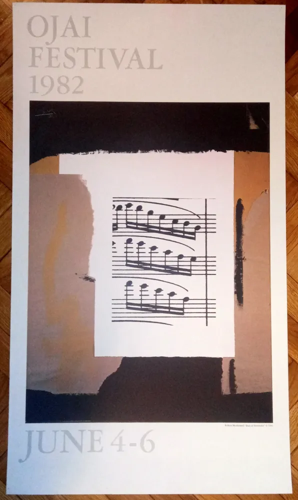 Manifesti Motherwell - Ojai festival (poster) , 1982