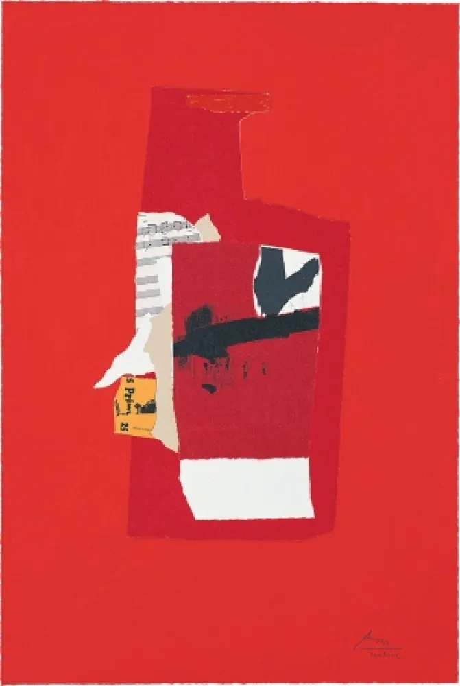 Litografia Motherwell - Redness of Red