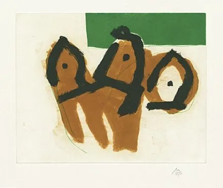 Acquaforte E Acquatinta Motherwell - Sirens II