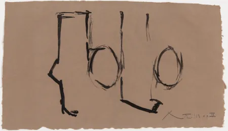 Litografia Motherwell - Spanish Elegy I
