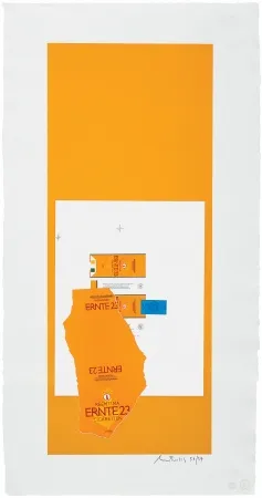 Litografia Motherwell - Summer Light Series: Harvest With Leaf