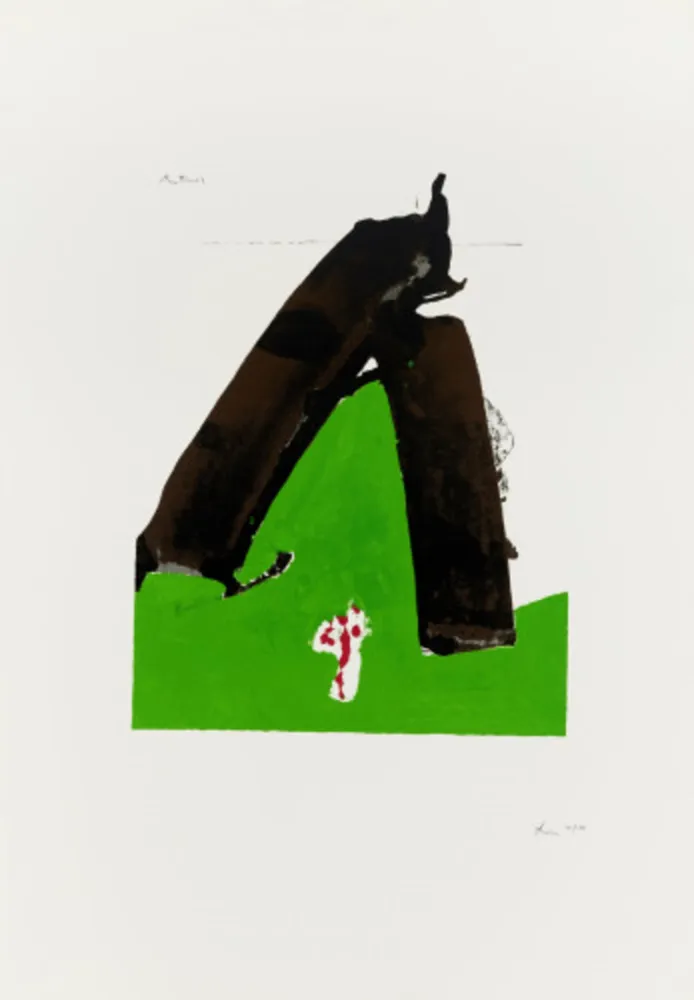 Serigrafia Motherwell - Untitled 4 from The Basque Suite