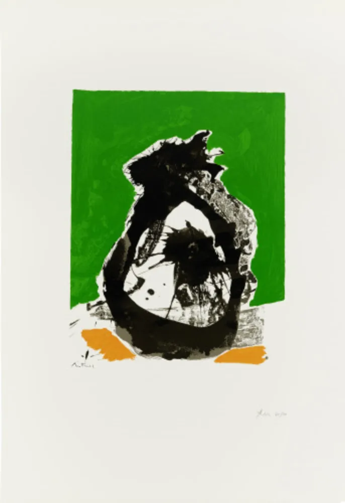 Serigrafia Motherwell - Untitled 6 from The Basque Suite,