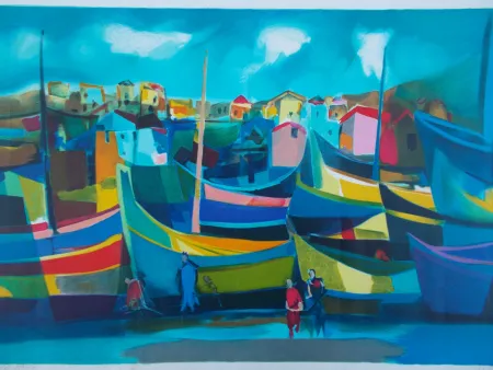 Litografia Mouly - Caméra de Lobos (Madére)